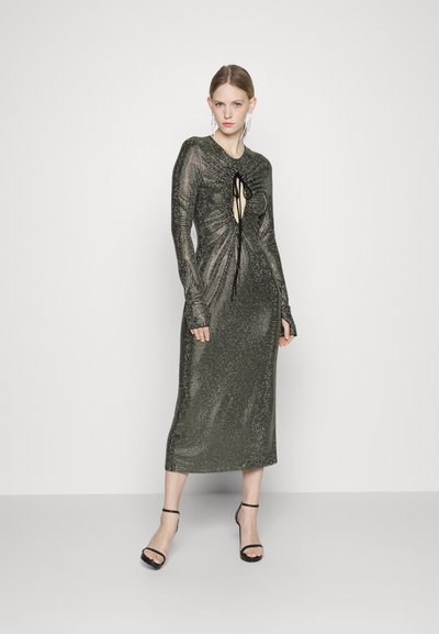 Christopher Kane THE MERCURY LONG SLEEVE HOTFIX DRESS - Cocktail φόρεμα / Φόρεμα για πάρτι - black/white