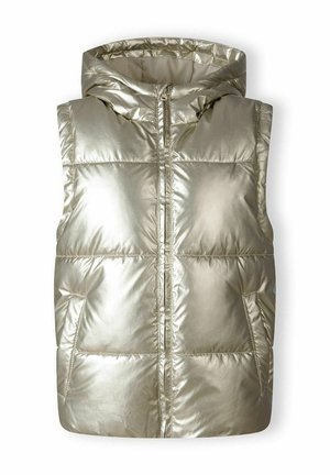 METALIC SHINE PADDED - Vest - bronze