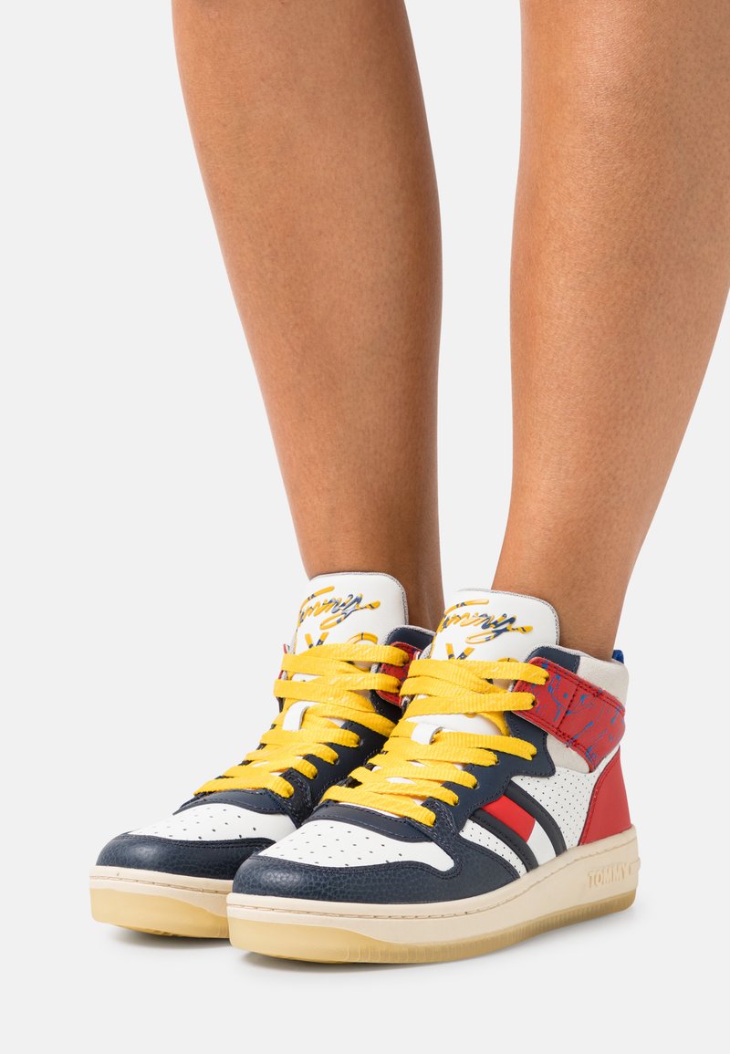 Tommy Jeans ELEVATED MID CUT BASKET Baskets montantes twilight navy