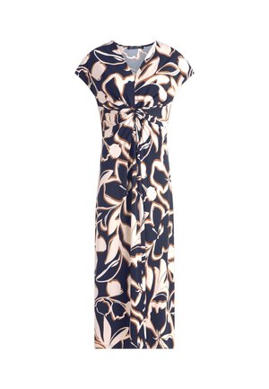 Betty Barclay, BETTY BARCLAY MIT RAFFUNG MIDIKLEID - Robe de jour - dark blue brown