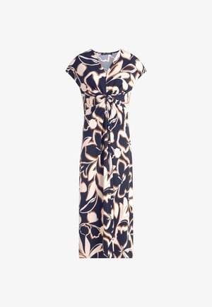 Betty Barclay, BETTY BARCLAY MIT RAFFUNG MIDIKLEID - Robe de jour - dark blue brown