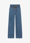 SZROZLYNN - Wide Leg - medium blue denim
