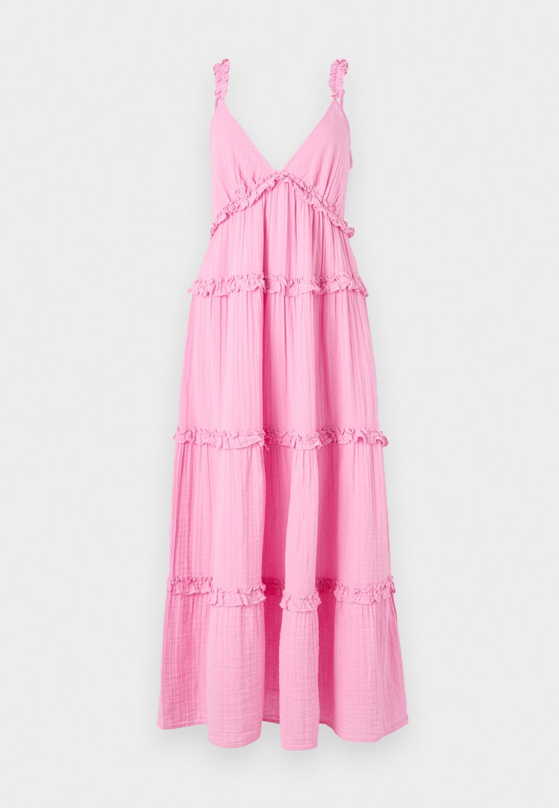 YAS Maxi-jurk donkerroze YAS Maxi-jurk donkerroze