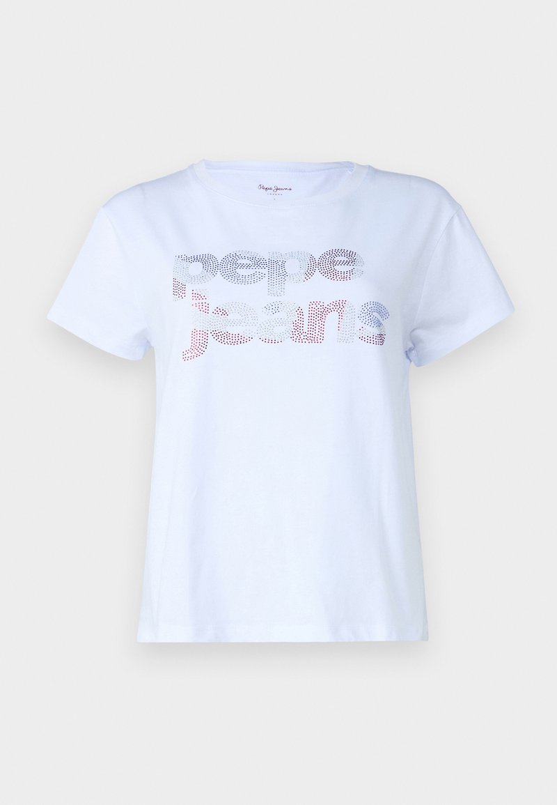 Pepe Jeans T-shirt print wit Pepe Jeans T-shirt print wit