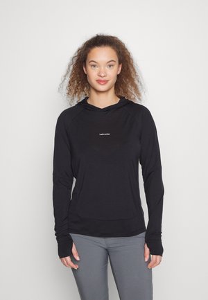 NATURAL 125 LIGHT WEIGHT COOL-LITE SPHERE HOODIE - Hoodie - BLACK