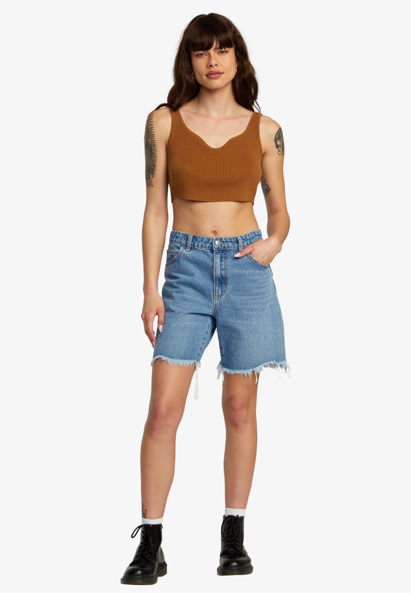 RVCA Top lichtbruin RVCA Top lichtbruin