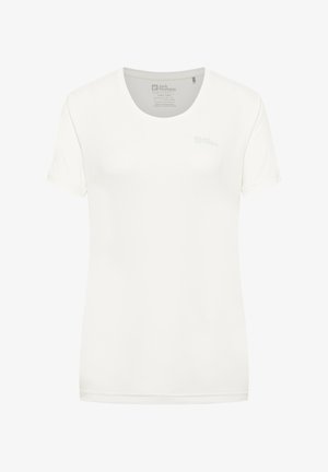 Jack Wolfskin, TECH T W - Sport T-shirt - stark white