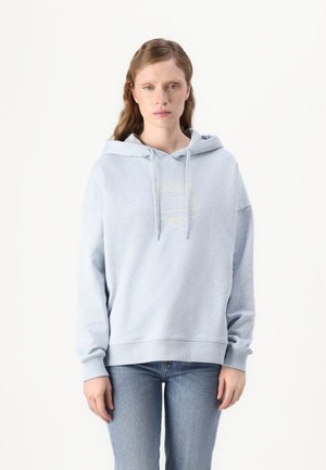OUTLINE FLAG HOODIE - Sweatshirt - ice blue heather