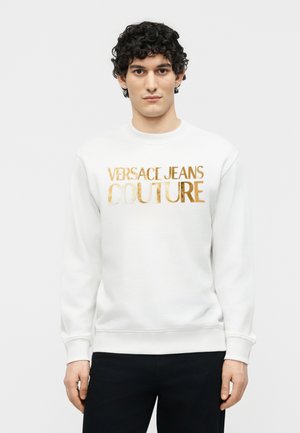 Versace Jeans Couture Felpa - white/gold-coloured