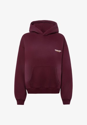 Another Cotton Lab, Hoodie - bordeaux ecru