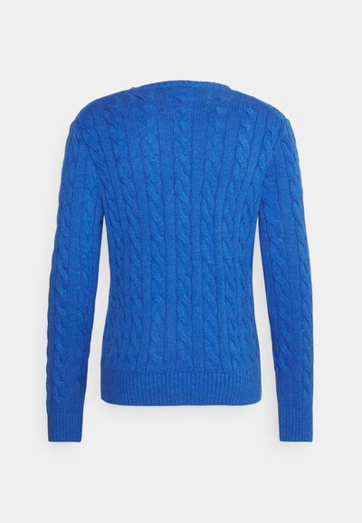 Polo Ralph Lauren CABLE-KNIT COTTON JUMPER - Camisola - dockside blue heather