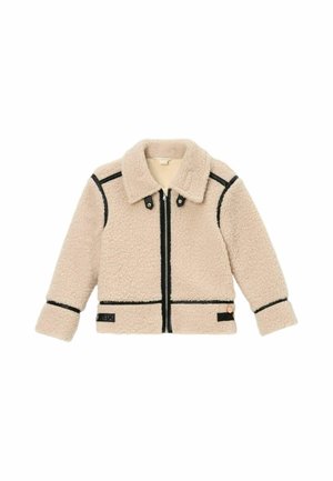 Angel & Rocket REGULAR FIT - CHARLIE SHERPA TRIM JACKET - Flísová bunda - cream