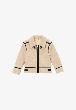 Angel & Rocket REGULAR FIT - CHARLIE SHERPA TRIM JACKET - Flísová bunda - cream