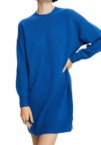 Esprit Stickad klänning - blue
