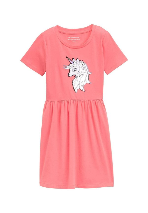 MINI MIT WENDEPAILLETTEN - Jerseykleid