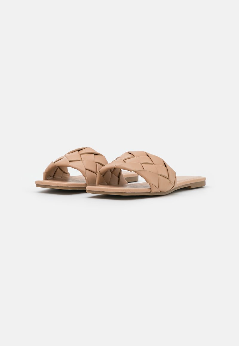 Damen Flache Pantoletten | RAID ELEAH Pantolette flach nude - PV84960 Damen Flache Pantoletten | RAID ELEAH Pantolette flach nude - PV84960