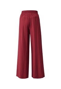 Mexx FLUENT WIDE LEG - Tygbyxor - wine red