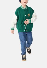 Petit Bateau Giubbotto Bomber - evergreen milk