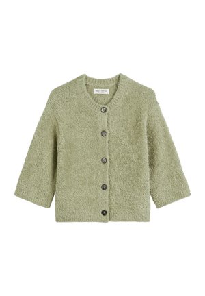 Marc O'Polo RELAXED FLAUSCHIGEM - Cardigan - smooth sage
