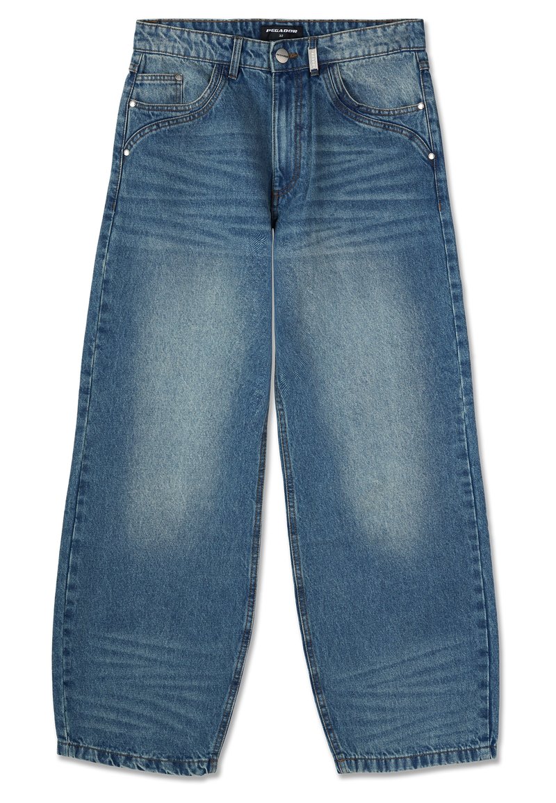 Pegador Relaxed fit jeans blauw denim/bluedenim