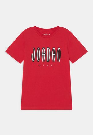 T-shirt con stampa - fire red