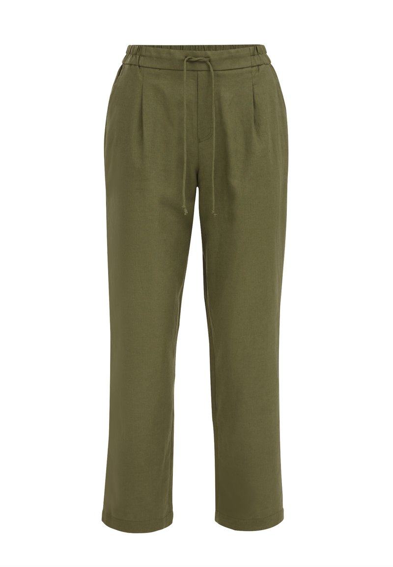 WE Fashion Broek donkergroen WE Fashion Broek donkergroen