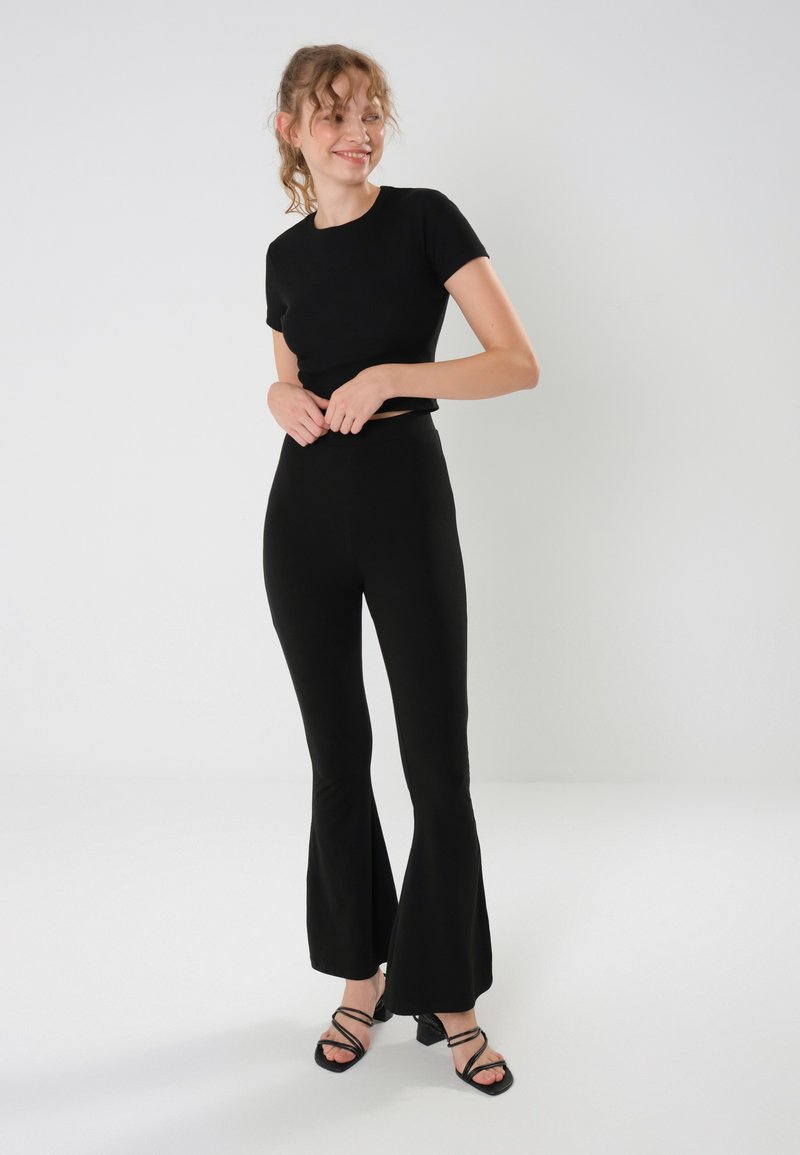 Even&Odd - 2 PACK - Bukse - black, Forstørre