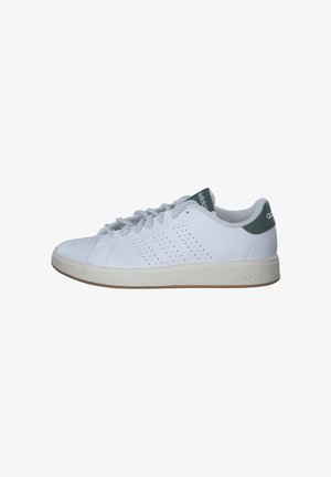 adidas Originals ADVANTAGE BASE - Sportlicher Schnürer - ftwwht ftwwht cgreen