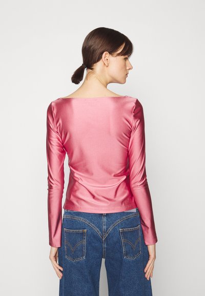 Vaillant FITTED LONG SLEEVED WITH ASYMMETRICAL DETAIL - Μπλούζα με μακριά μανίκια - blush