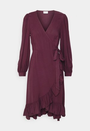 VILA Petite VIJOLLY SHORT DRESS - Päevakleit - winetasting