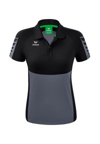 Erima FUSSBALL - SIX WINGS - Polo - grauschwarz