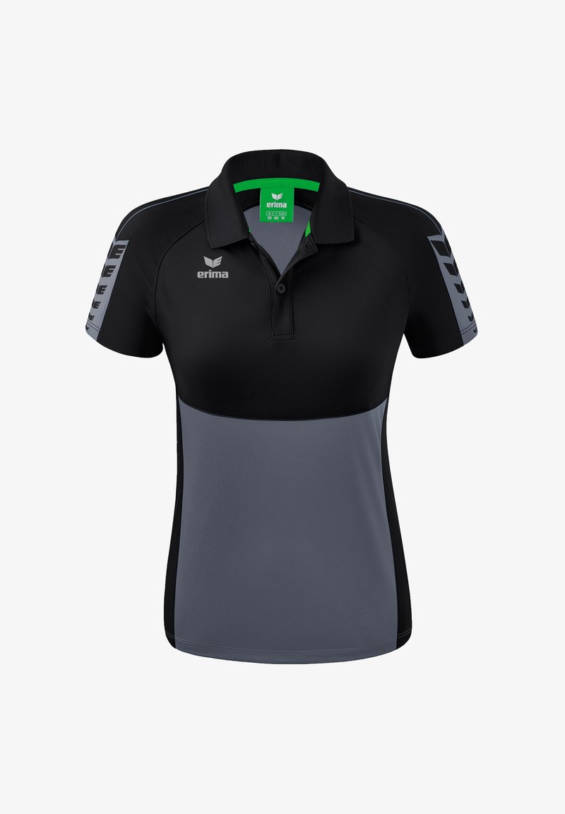 Erima FUSSBALL - SIX WINGS - Polo - grauschwarz