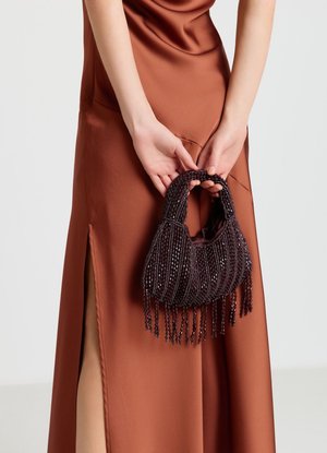 Calliope, BORSA TINTA UNITA - Handbag - cioccolato scuro