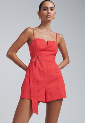 BWLDR FI COTTON PLAYSUIT - Jumpsuit - coral