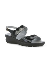 Melluso Sandali con zeppa - nero