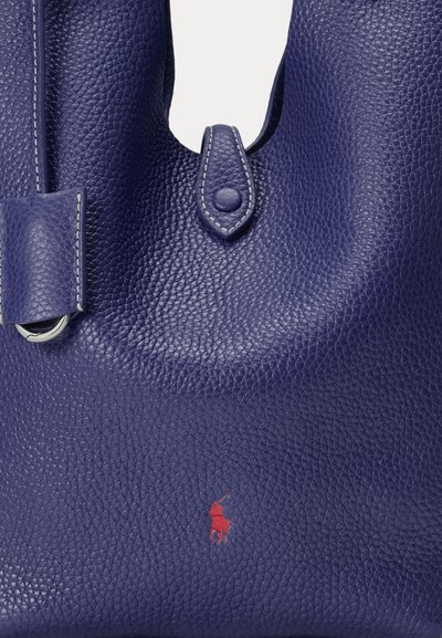 Polo Ralph Lauren POLO PLAY LEATHER TOTE - Velika torba - ink