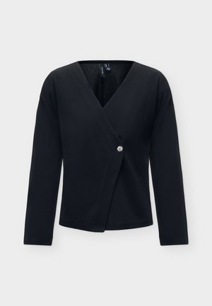 Vero Moda, VMSTAR PARTY CARDIGAN  - Blazer - black/silver coloured