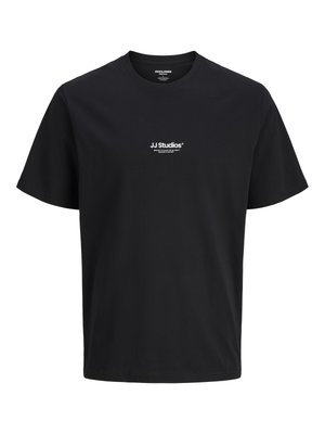Jack & Jones JJESOHO TEE CREW - T-shirt con stampa - black