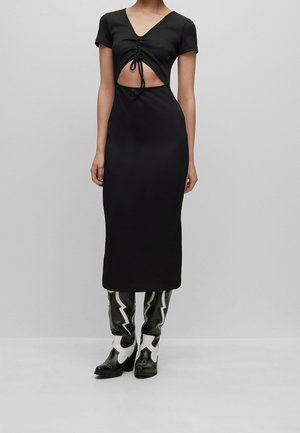 HUGO Robe pull - black