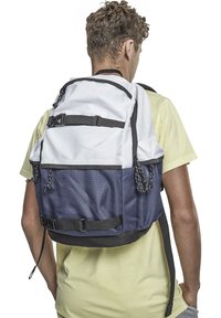 Urban Classics COLOURBLOCKING - Dnevni ruksak - white/ dark blue/ black