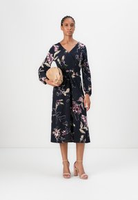 TOM TAILOR DRESS PRINTED WRAP - Dnevna haljina - multi coloured