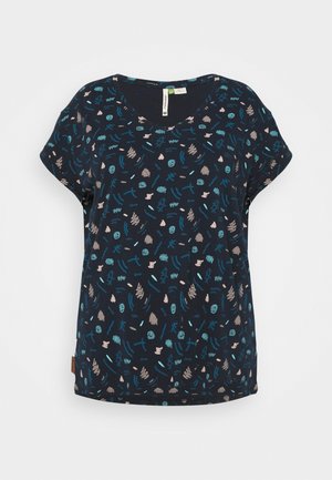 SERSEY ORGANIC - Triko s potiskem - navy