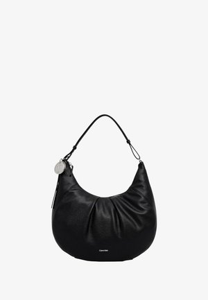 Calvin Klein, ENGRAVED HW MEDIUM SHOULDER BAG LV04F3555G - Borsa a mano - black