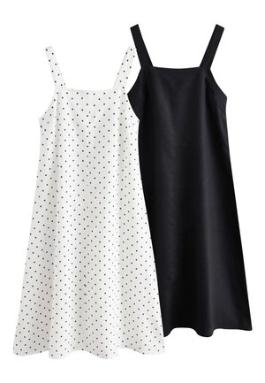 REGULAR FIT - 2 PACK STRAPPY A-LINE - Robe de jour - black spot