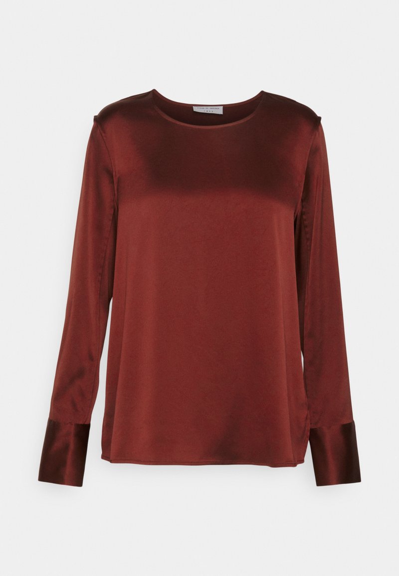 Tiger Of Sweden Blouse donkerrood gemêleerd Tiger Of Sweden Blouse donkerrood gemêleerd