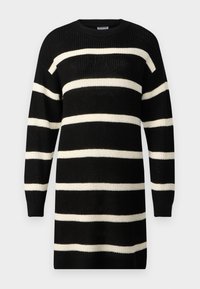 NMMAYSA NECK DRESS - Gebreide jurk - black