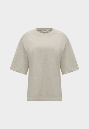 MSCH Copenhagen, MSCHZALLE ICON LOGO  - T-shirt basic - warm lgm/s gray