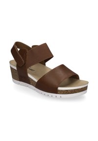 Josef Seibel QUINN - Sandali con plateau - cognac