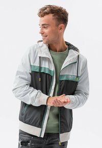 Ombre Větrovka - beige dark grey