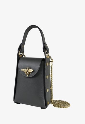 DrachenLeder Handtasche - grau